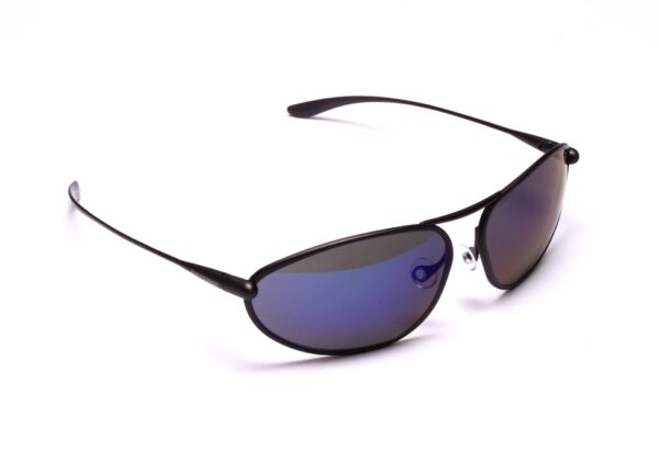 Bigatmo EXO Graphite Iridescent Blue Aviation Sunglasses (0303)
