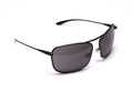 Bigatmo IONO Graphite Iridescent Blue Aviation Sunglasses (0525)