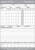Pooleys A5 VFR Flight Log Pad