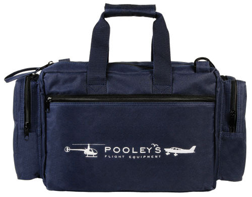 Pooleys FC-8 Pilot Flight Bag – Navy Blue or Black