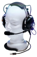 Pooleys PH-100 Helicopter Headset + Free Bag