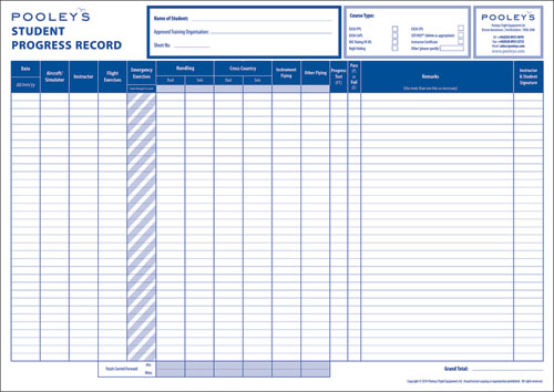 AOPA Record of Flight Pad