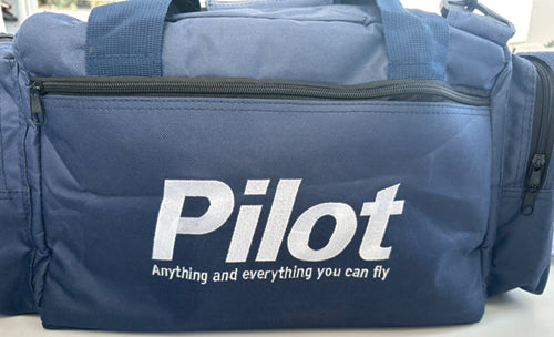 Pooleys FC-8 PILOT Compact Flight Bag — Blue