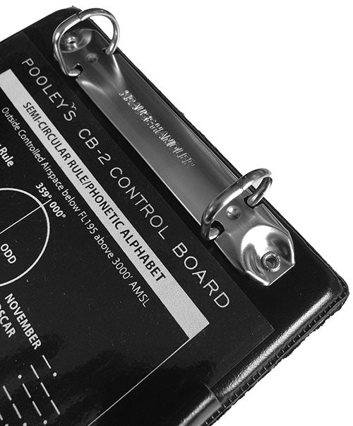 Pooleys CB-2 Kneeboard with Ring Binder Clip