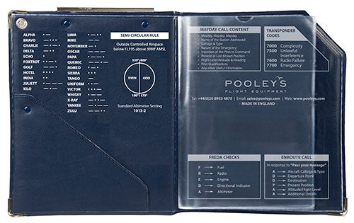 Pooleys CB-3 Deluxe Organiser Kneeboard