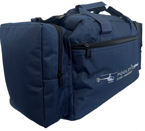 Pooleys FC-8 Pilot Flight Bag – Navy Blue or Black