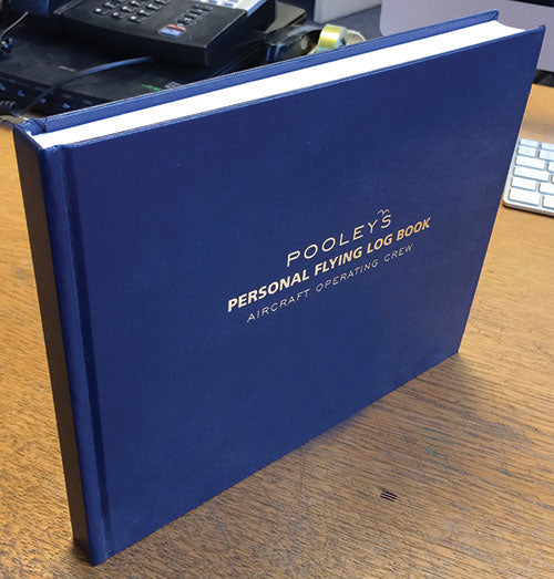 Pooleys Commercial Pilots EASA/JAR-FCL Log Book – Blue or Black