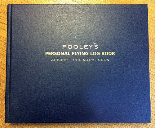 Pooleys Commercial Pilots EASA/JAR-FCL Log Book – Blue or Black
