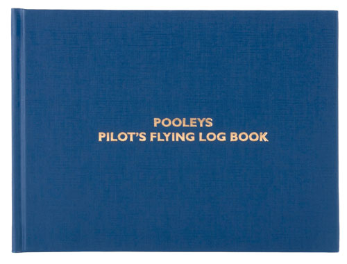 Pooleys PPL Pilot's Log Book – Blue