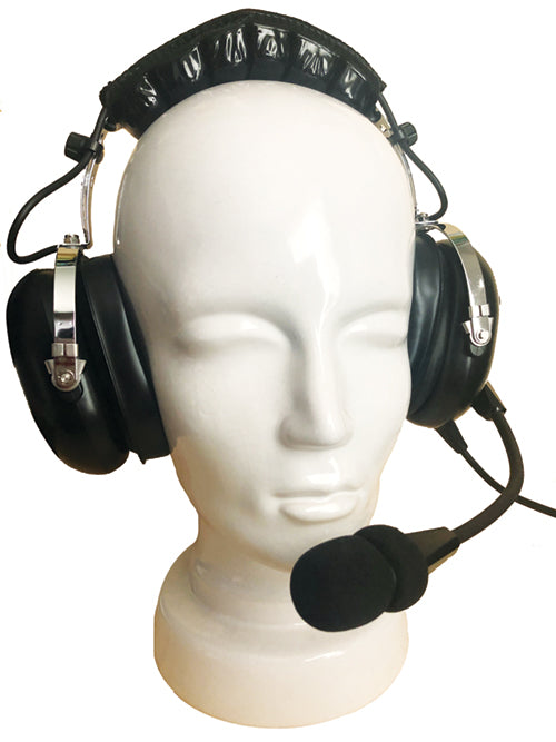 Pooleys PH-100 GA Fixed Wing Headset – Black