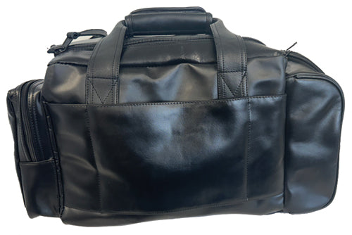 Pooleys Leather Pilot Bag – Black