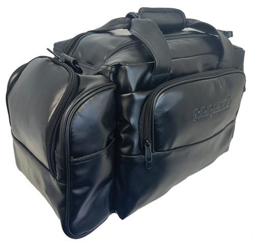 Pooleys Leather Pilot Bag – Black