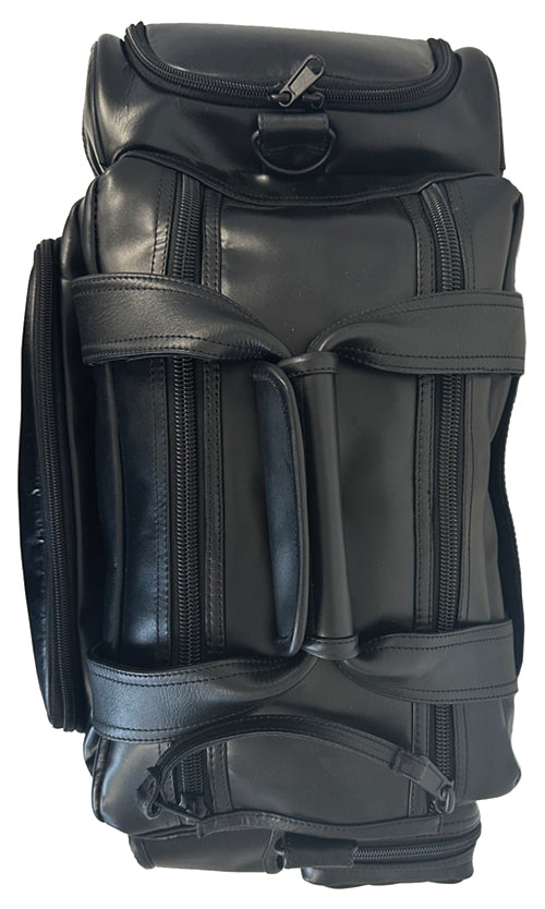 Pooleys Leather Pilot Bag – Black