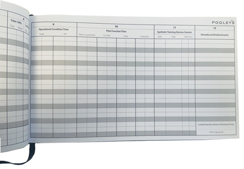 Pooleys EASA Commercial Pilots Log Book