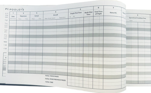 Pooleys EASA Commercial Pilots Log Book