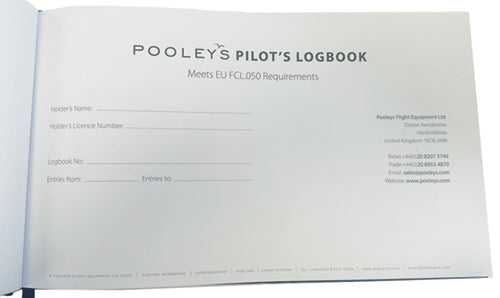 Pooleys EASA Commercial Pilots Log Book