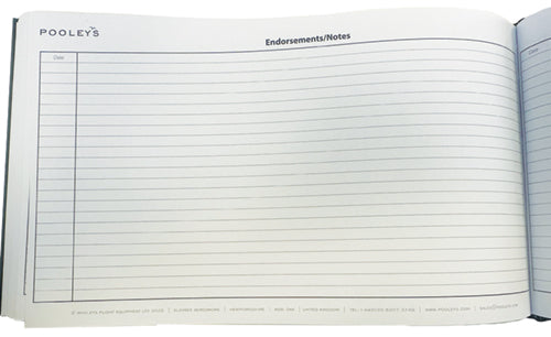 Pooleys EASA Commercial Pilots Log Book