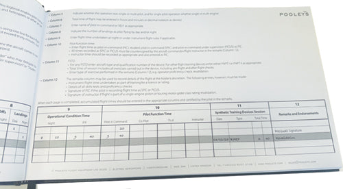 Pooleys EASA Commercial Pilots Log Book