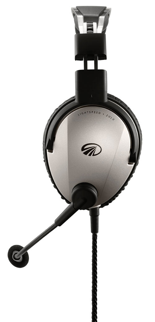 Lightspeed Zulu ANR Aviation Headset – GA Dual Plug + Bluetooth